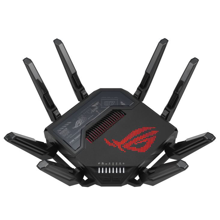 ASUS ROG Rapture GT-BE98 Quad-band WiFi 7 Gaming Router 320MHz bandwidth, speeds of up to 25 Gbps