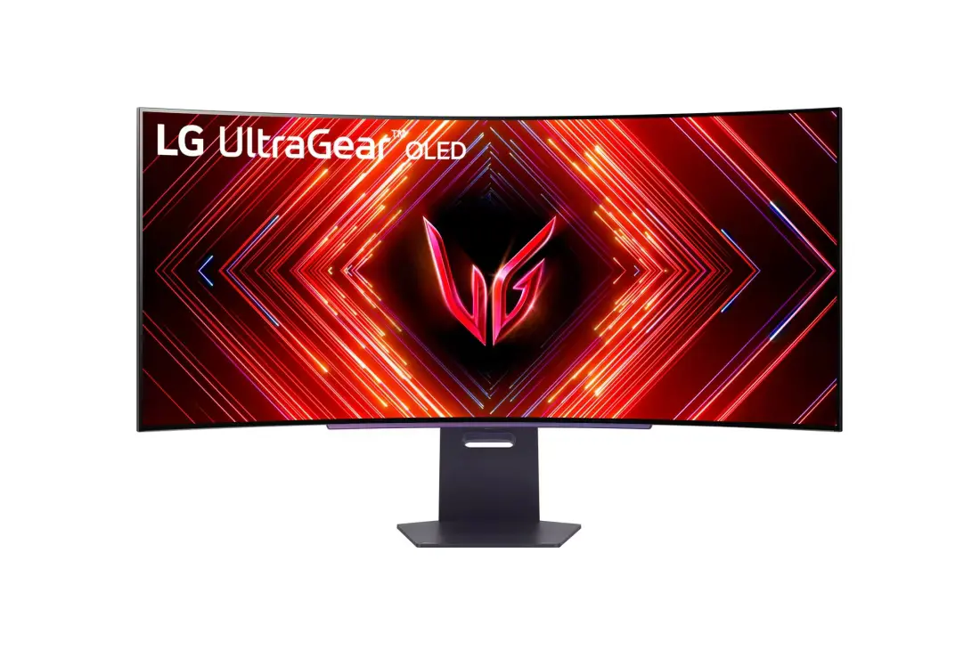 LG 45'' UltraGear WQHD (3440 x 1440) 21:9 800R OLED curved gaming monitor | 45GS95QE-B