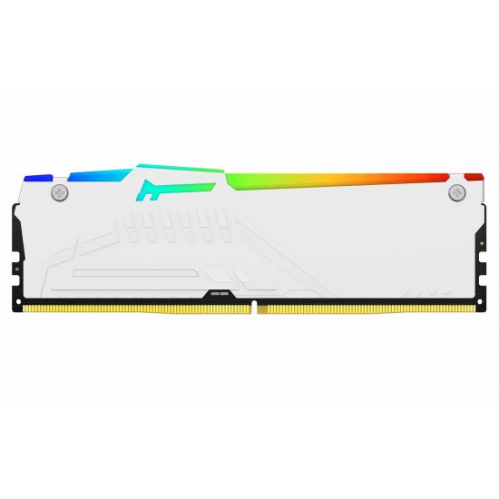 Kingston FURY 32GB (2x16GB) DDR5 6000MT/s CL40 FURY Beast White RGB XMP | KF560C40BWAK2-32