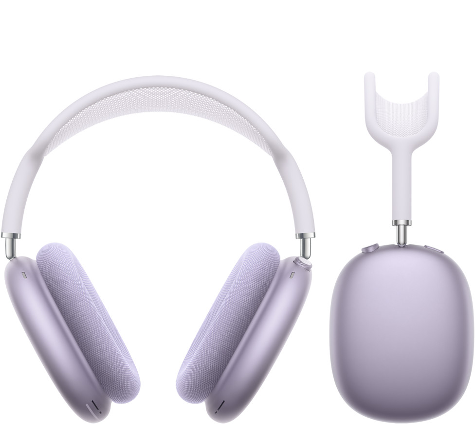 APPLE AirPods Max, high-fidelity audio, Active Noise Cancellation, Battery Up to 20 hours of listening,  USB‑C  - Purple