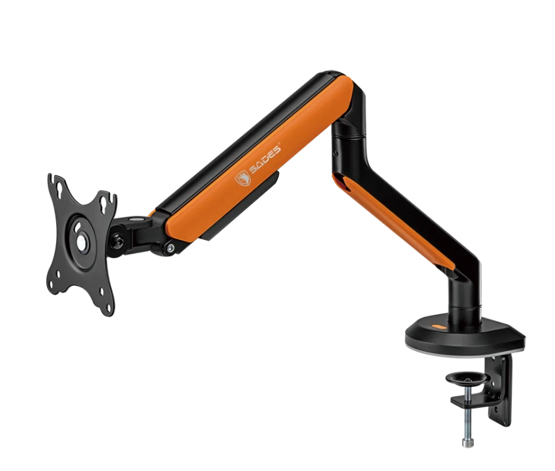 Sades Apep RGB Single Monitor  Mount Arm- Orange