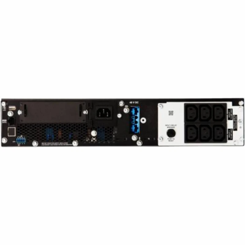 APC Smart-UPS SRT 1500VA, 230V, 1.5kVA/1.5kW, Online Double-Conversion, Tower, Lead-Acid Battery, 6x IEC C13, 1.83m Cable, Black | SRT1500XLI