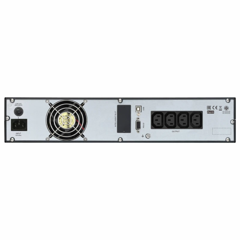 APC SRV1KRI Easy UPS, 1000VA/800W, 230V, Online, 2U Rackmount, Pure Sine Wave