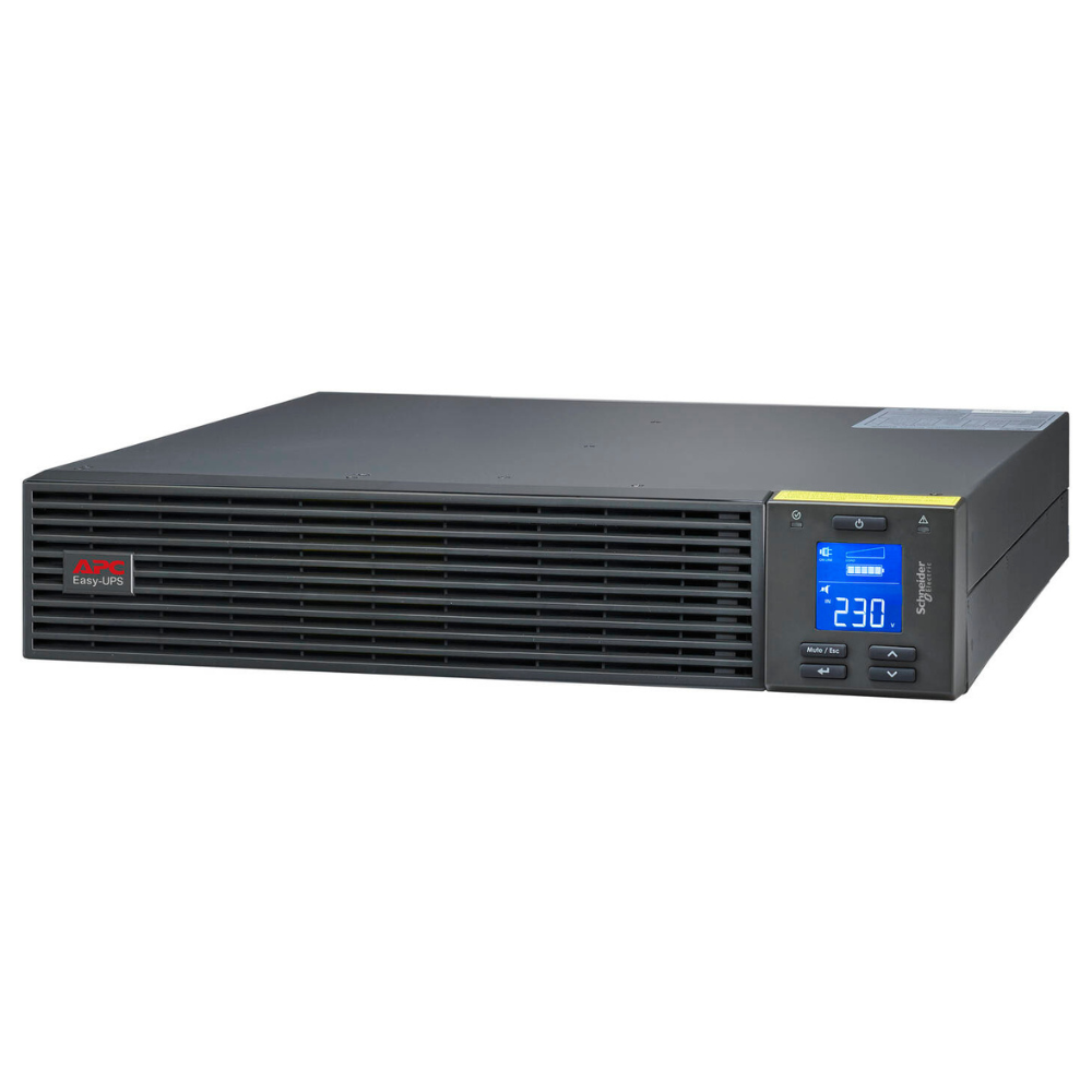 APC  | SRV2KRI SRV 2000VA RM Easy On-Line UPS, 230V Main Input Voltage, 1600 W Rated Power, 2U Rack Unit, 600 J Surge Energy Rate, 1.5m Cable Length