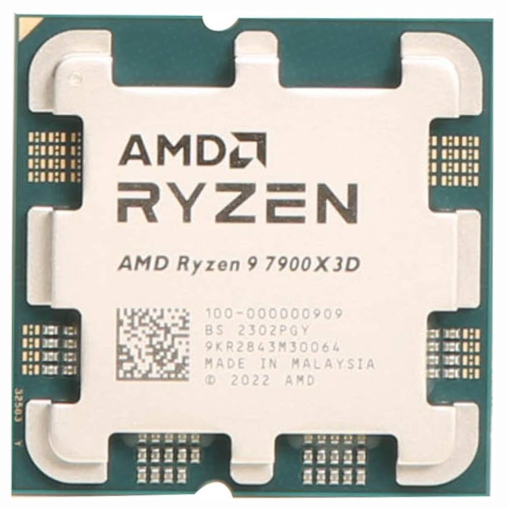 AMD Ryzen 9 7900X3D Desktop Processor, With Radeon Graphics, AM5 Socket, 24 Threads, 12 Cores, 5.6Ghz Max Boost, 4.4Ghz Base, 120W TDP, 2 Channels, 140MB Cache, DDR5 Memory Type | 100-100000909WOF