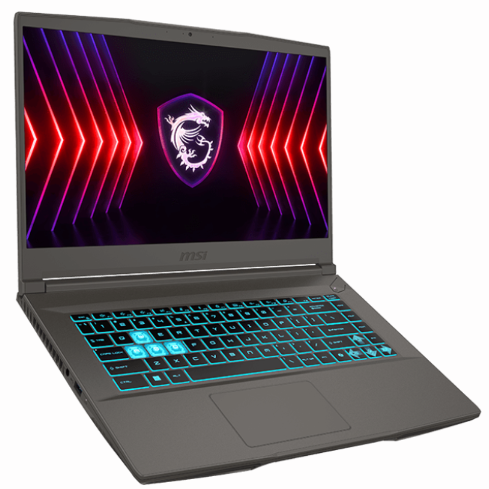 MSI Thin 15 B13U Intel Core i7 13620H , 16GB RAM, 512GB SSD, 15.6"FHD IPS 144Hz, 4GB NVIDIA RTX3050, Win11 Home, Eng-Arab Keyboard, Gray | 9S7-16R831-2610