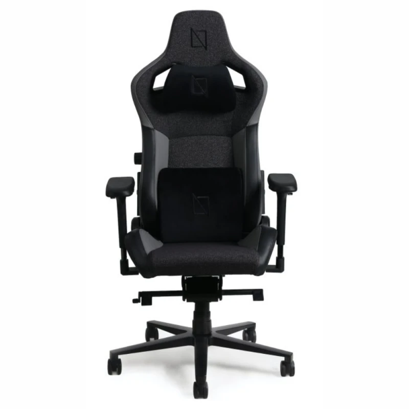 APEX AIR  Fusion Wave Gaming Chair, Memory Foam Pillows & Magnetic Headrest Built-in Adjustable Lumbar Support & 4D Armrests Premium Quality - Dark Grey