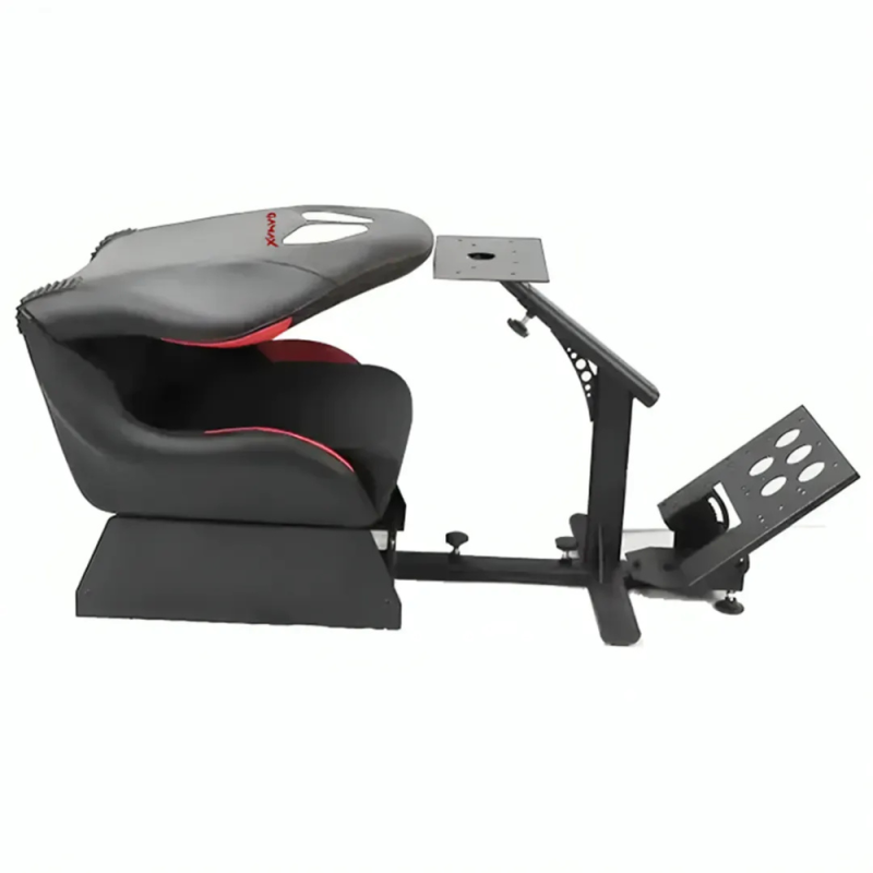 GAMAX Sporty Gaming Racing Seat – Blue & RED + Flash Fire SUZUKA WHEEL 900R/F111 WITH SHIFTER