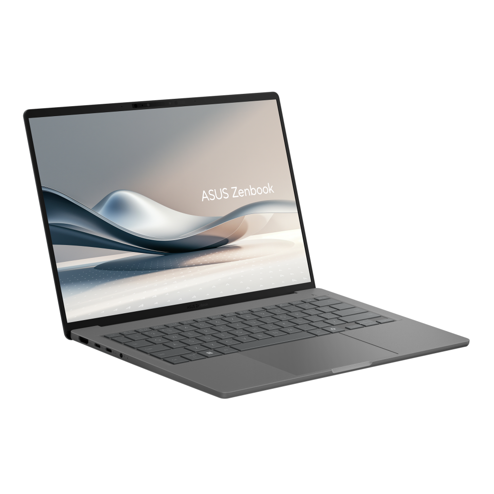 ASUS ZENBOOK A14 (2025), Snapdragon X Elite X1E 78 100, 32GB RAM, 1TB SSD, 14.0" WUXGA OLED Screen, Qualcomm Adreno GPU, Win 11 Home, Eng-Arab Keyboard, Zabriskie Beige | UX3407RA-QD906W