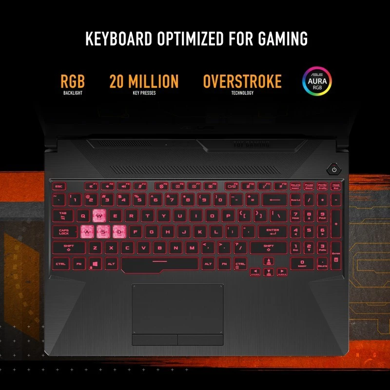 ASUS TUF Gaming A15, Ryzen 5 7535HS, RTX 2050 4GB, 8GB RAM, 512GB SSD, 15.6" FHD 144Hz, Win11 Home, Eng-Arab KB – Black | FA506NF-HN003W
