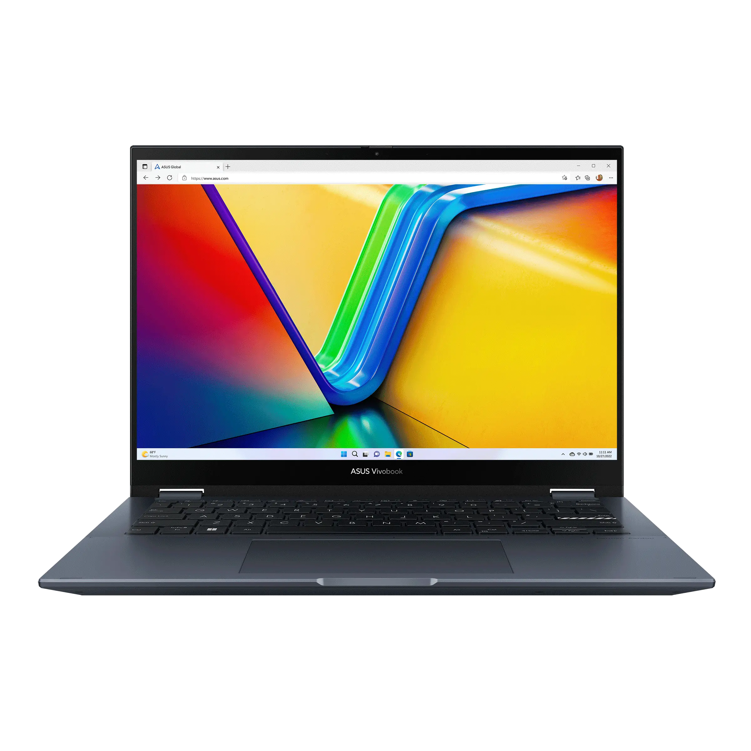 ASUS VIVOBOOK S 14 FLIP TN3402YA-LZ159W | AMD Ryzen 7 7730U, 16GB RAM, 1TB SSD, 14" WUXGA Touch & Flip, AMD Radeon Graphics, Win 11 Home, Eng-Arab Keyboard, Blue