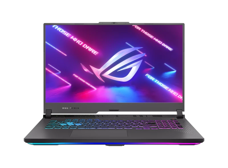 ASUS ROG Strix G17 Gaming Laptop – AMD Ryzen 9 7940HX, 32GB RAM, 1TB SSD, RTX 4070 8GB, 17.3" FHD 144Hz, Win11 Home, Eng-Arabic KB – G713PI Gray