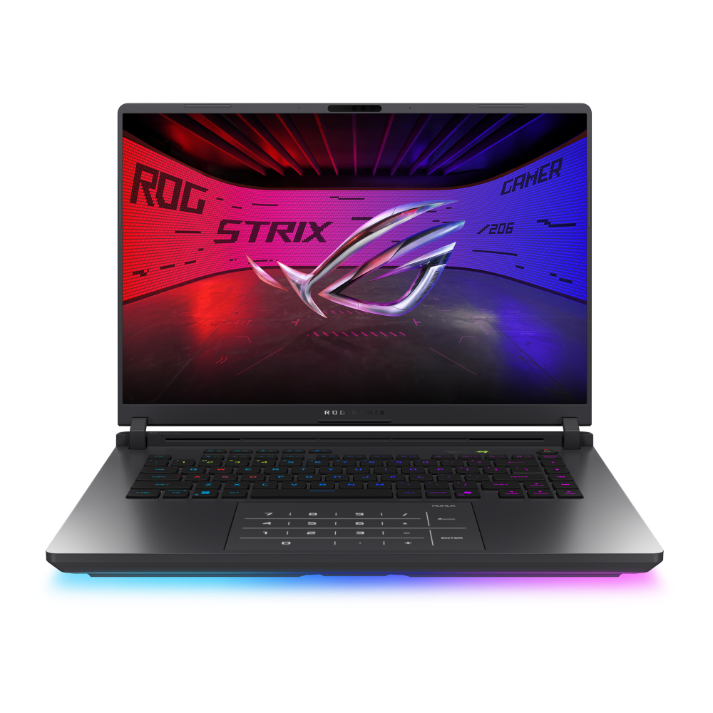 ASUS ROG Strix G16 (2025) G615, Intel Core Ultra 7 255HX, 16GB RAM, 1TB SSD, 16" WQXGA (2560 x 1600) 240Hz, NVIDIA RTX 5060 8GB, Windows 11 Home, Eng-Arab Keyboard, Eclipse Gray, 2 Years Asus Warranty | G615LM-G1SU7161W
