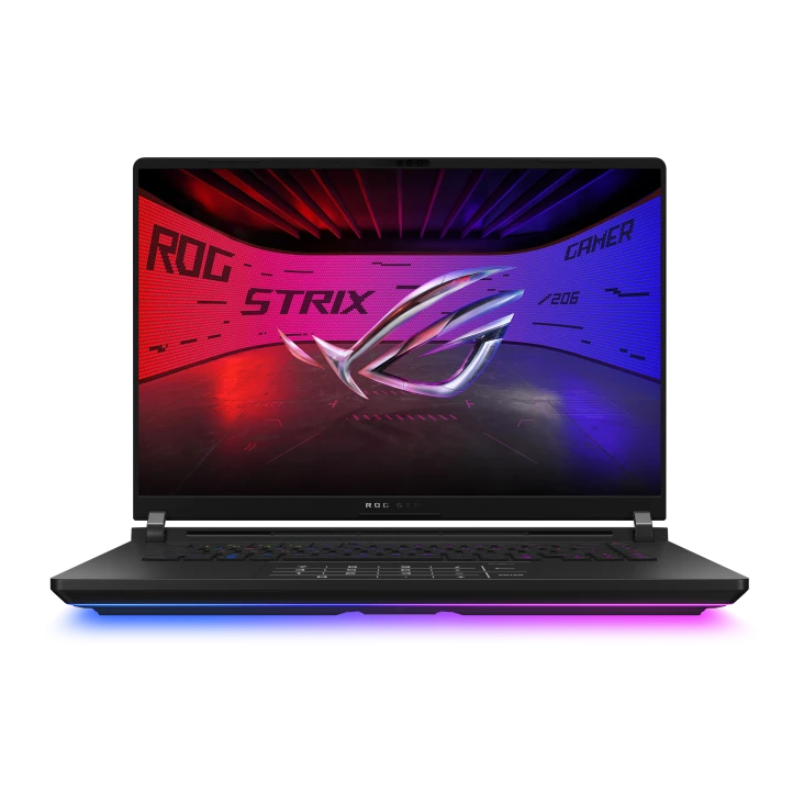 ASUS ROG Strix SCAR 16 – Core Ultra 9 275HX, RTX 5080 16GB, 64GB RAM, 2TB SSD, 16" WQXGA 240Hz, Win11, Eng-Arabic KB, Black + ROG Backpack | G635LW-RW062W