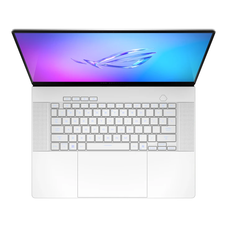 ASUS ROG Zephyrus G16 – Ultra 9 285H, RTX 5070 Ti 12GB, 64GB RAM, 1TB SSD, 16" OLED 240Hz, Win11, White, Eng-Arabic KB + ROG Sleeve  | GU605CR-QR216W