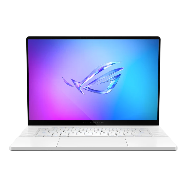 ASUS ROG Zephyrus G16 – Ultra 9 285H, RTX 5070 Ti 12GB, 64GB RAM, 1TB SSD, 16" OLED 240Hz, Win11, White, Eng-Arabic KB + ROG Sleeve  | GU605CR-QR216W