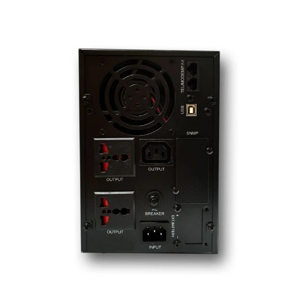 Maxma Smart UPS 2KVA 1600w 3 Battery 9AH, DSP Digital Control, Boost and Backup AVR for Voltage Stabilization, Auto Sensing Frequency, Adjustable charging current and battery shutdown point