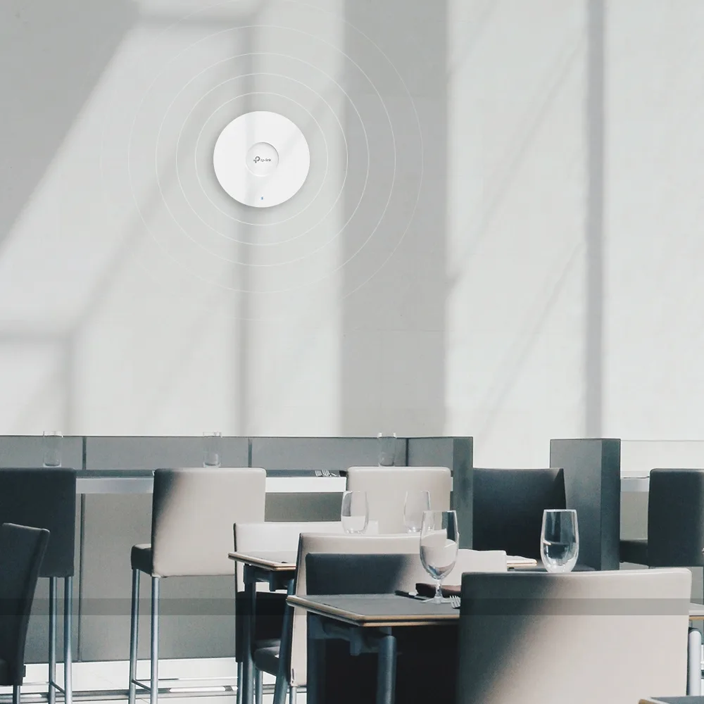 TP-Link EAP653 AX3000 Ceiling Mount WiFi 6 Access Point, Centralized Cloud Management, 160 MHz Channel, Seamless Roaming