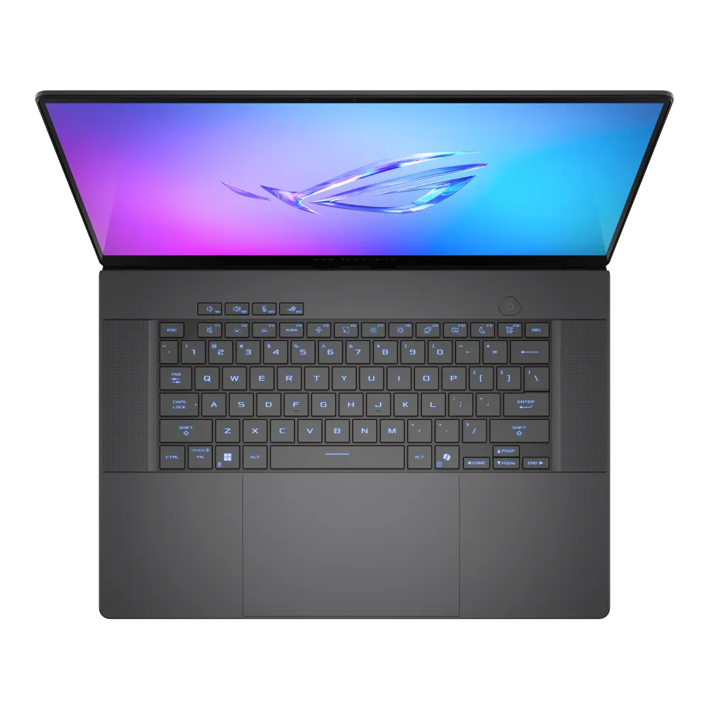 ASUS ROG Zephyrus G16 (2025) – Ultra 9 285H, RTX 5090 24GB, 64GB RAM, 2TB SSD, 16" OLED WQXGA 240Hz, Win11 Home, Black + ROG Sleeve – GU605CX-QR111W