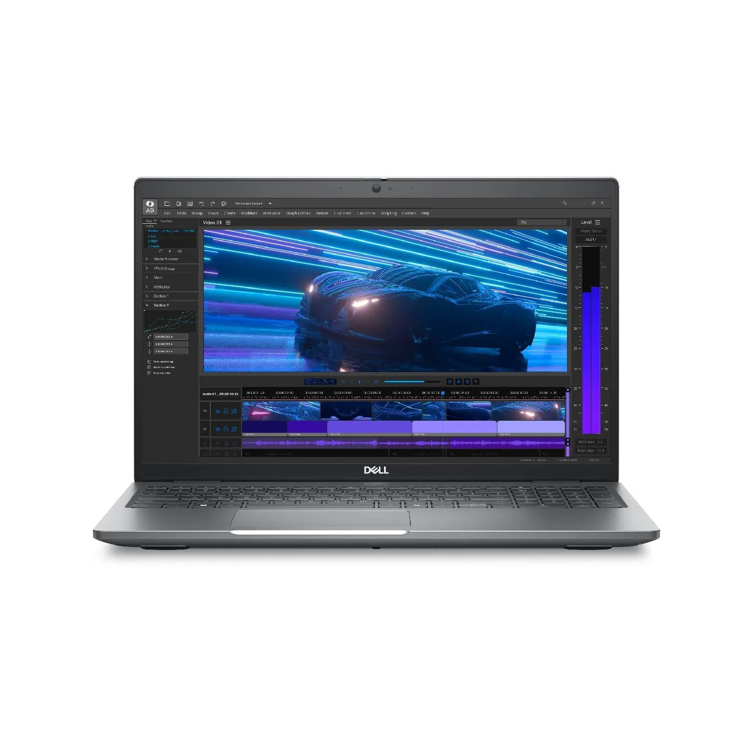 Dell Precision 3591 Mobile Workstation, Intel Core Ultra 7 155H, NVIDIA RTX 500 Ada 4GB, 16GB DDR5, 1TB SSD, 15.6" FHD, Windows 11 Pro, Grey