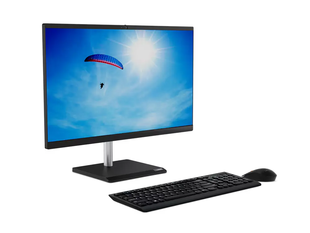 Lenovo V50a-24IMB All‑in‑One PC – Intel Core i7‑10700T • 23.8″ FHD IPS • 8 GB • 1 TB HDD • DVD‑RW • Wi‑Fi & BT • Black | 11FJ000JAX