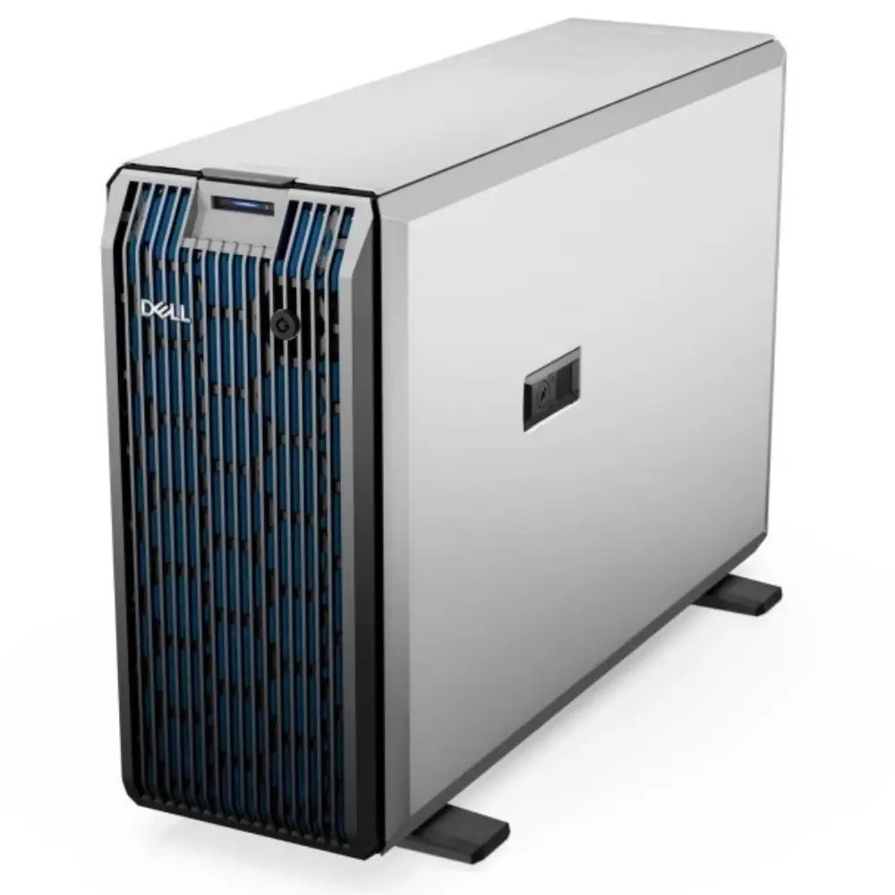 Dell PowerEdge T350 Tower Server, Intel Xeon E‑2314 4‑Core, 16GB DDR4 ECC, 2TB Hot-Plug SATA HDD, PERC H345, iDRAC9, 450W PSU, TPM 2.0