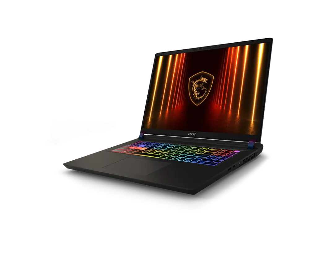 MSI Vector 17 HX AI, Intel Core Ultra 9 275HX, RTX 5090 24 GB, 32 GB DDR5, 1 TB SSD, 17″ QHD+ 240 Hz, Cosmos Gray, Backpack