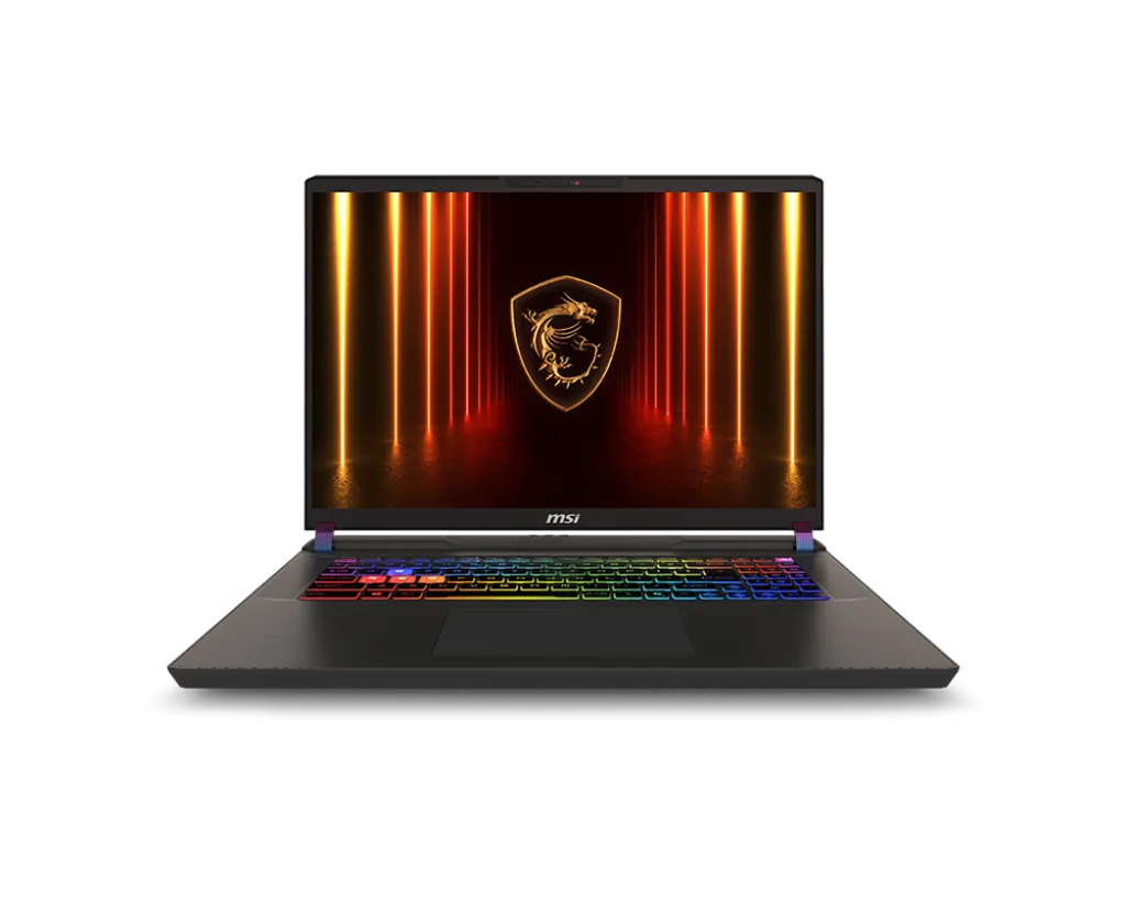 MSI Vector 17 HX AI, Intel Core Ultra 9 275HX, RTX 5090 24 GB, 32 GB DDR5, 1 TB SSD, 17″ QHD+ 240 Hz, Cosmos Gray, Backpack