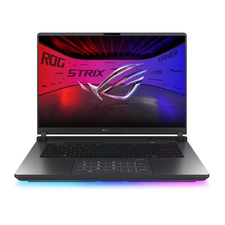 ASUS ROG Strix G16 (2025) Intel i7-14650HX, 16GB DDR5 RAM, 1TB SSD, 16″ WUXGA 165Hz, RTX 5060 8GB, Win11 Home, Eng-Arabic KB, Gray, 2Y Warranty | G615JMR-G7161W