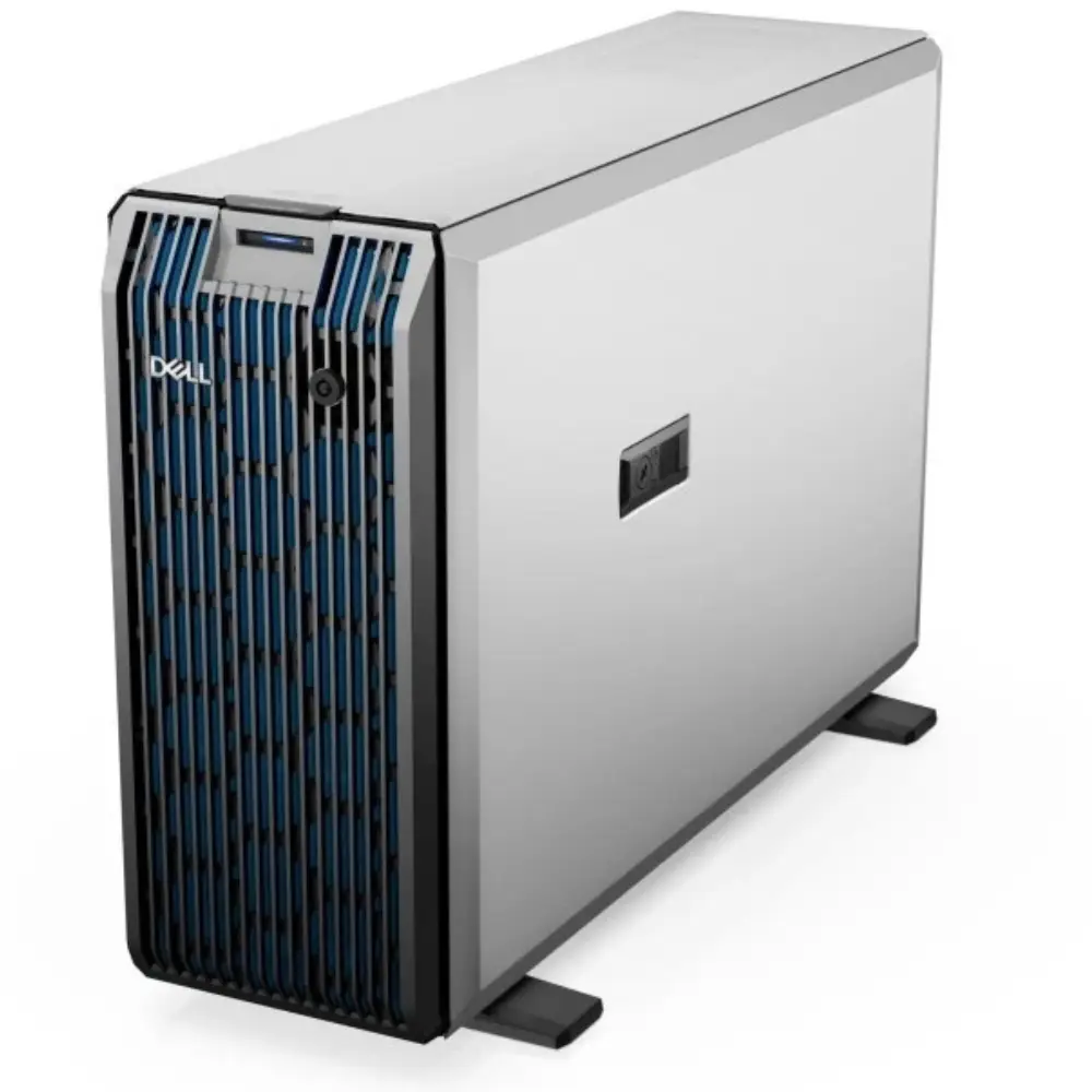 Dell PowerEdge T350 Tower Server, Xeon E‑2314 2.8 GHz, 16 GB ECC, 2 TB HDD, PERC H755, Dual 600 W PSU, iDRAC9, 3‑Year Warranty