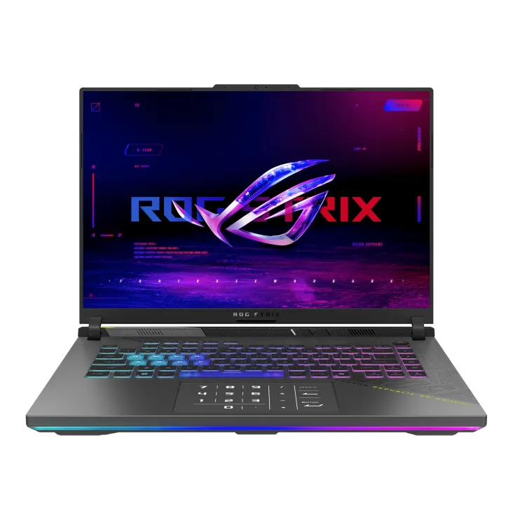 ASUS ROG STRIX G16 AMD Ryzen 9 8940HX, 32GB RAM, 1TB SSD, 16" WUXGA 165Hz, 12GB NVIDIA RTX 5070Ti, Win11 Home, Eng-Arab Keyboard, Gray + ROG Backpack | G614PR-RV009W
