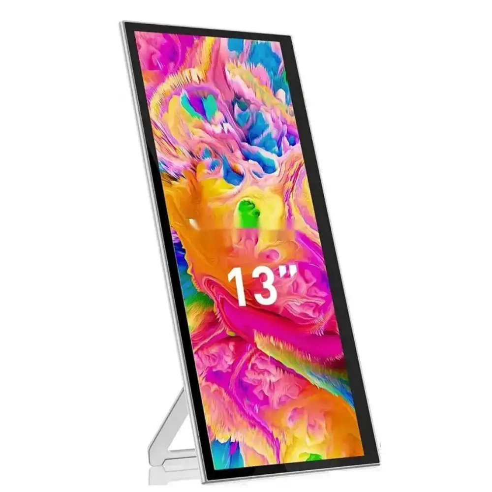 V2COM L2 13″ Portable Touchscreen Monitor Extender, Full HD 1080P IPS, 60 Hz, 10‑Point Touch, USB‑C & HDMI, Built‑In Speaker