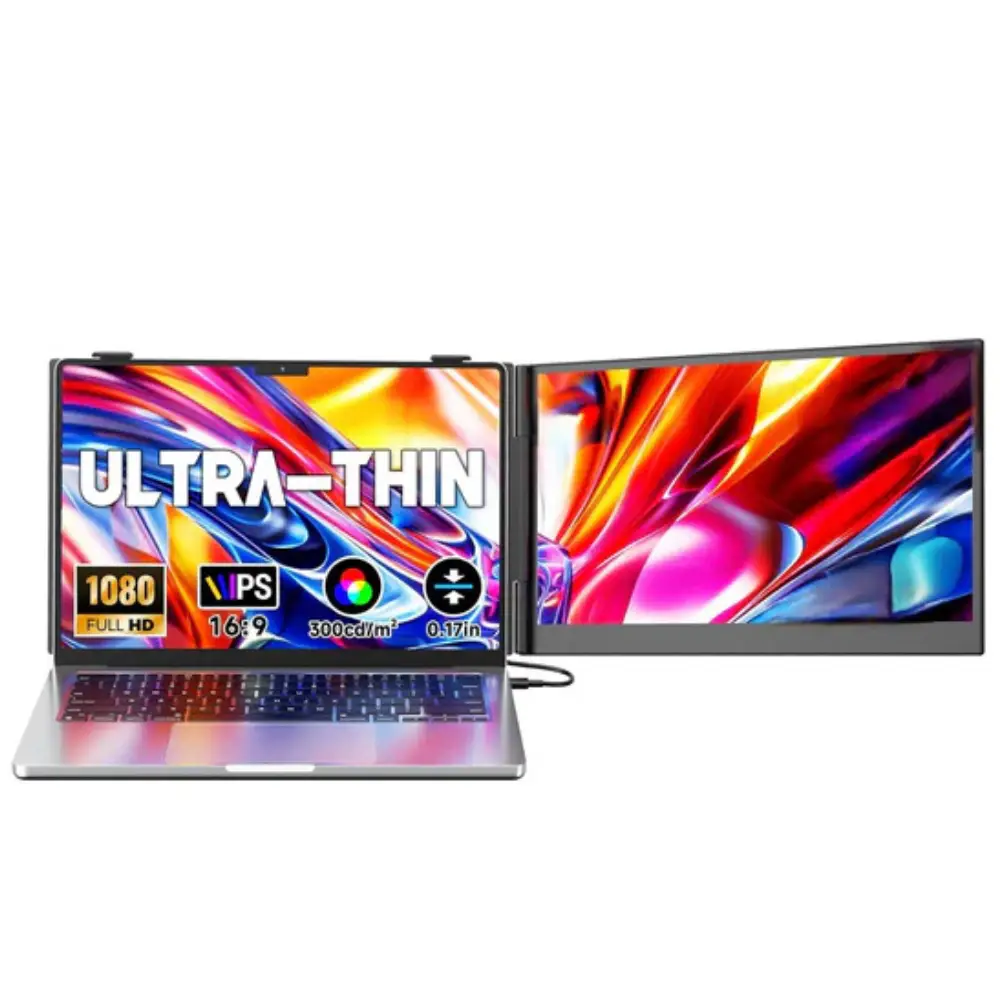 V2com S8 14-inch Portable Monitor, 1080P 60HZ, IPS panel, USB-C with DP | V2com S8