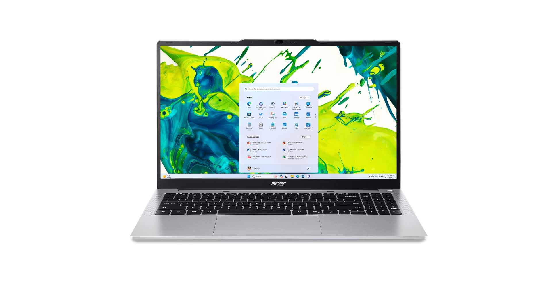 ACER ASPIRE LITE AL15 | Intel Core i7 13620H, 16GB RAM, 1TB SSD, 15.6" FHD, Intel Graphics, Win11 Home, Eng-Arab Keyboard, Silver | AL15-72P-79LC-NX.D4DEM.001