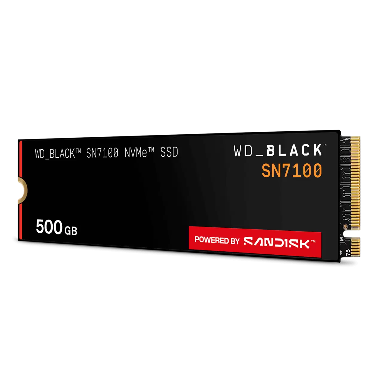 WD BLACK SN7100 1TB NVMe SSD, up to 7,250MB/s read2 & 6,900MB/s write speeds, PCIe Gen 4.0, | WDS100T4X0E-00CJA0