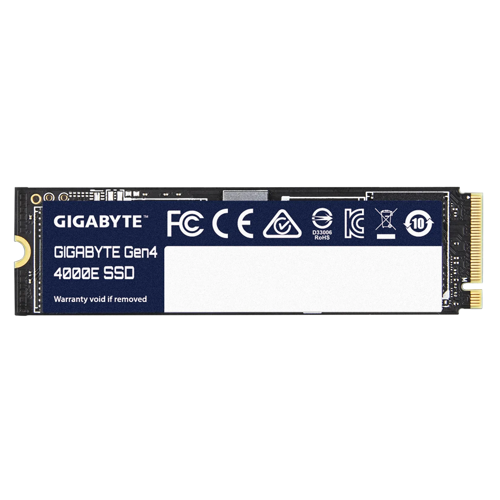GIGABYTE Gen4 4000E SSD 500GB, Up to 4000 MB/s Sequential Read speed, PCI Express 4.0x4, NVMe 1.4 | G440E500G