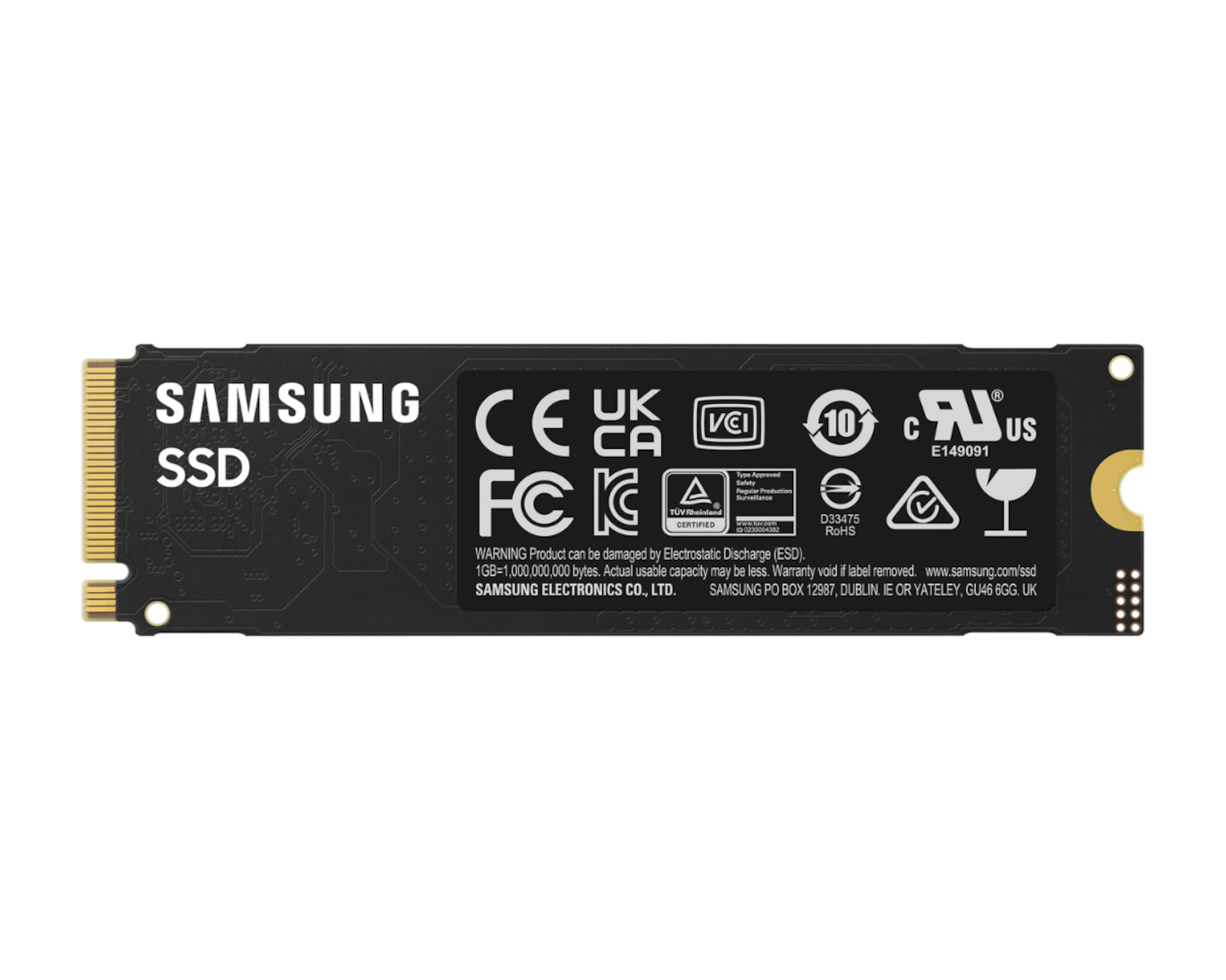 Samsung 990 EVO Plus PCIe 4.0 NVMe M.2 2TB SSD, Sequential read/write speeds up to 7,250/ 6,300MB/s, PCIe 4.0 x4 / 5.0 x2 NVMe 2.0, V-NAND TLC | MZ-V9S2T0BW