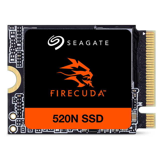 Seagate FireCuda 520N SSD 1TB SSD, M.2 2230-S2, PCIe Gen4 x4 NVMe 1.4, speeds up to 4750MB/s, compatible with Steam Deck, Microsoft Surface, laptop, with Rescue Services | ZP1024GV3A002 SEGATE SSD