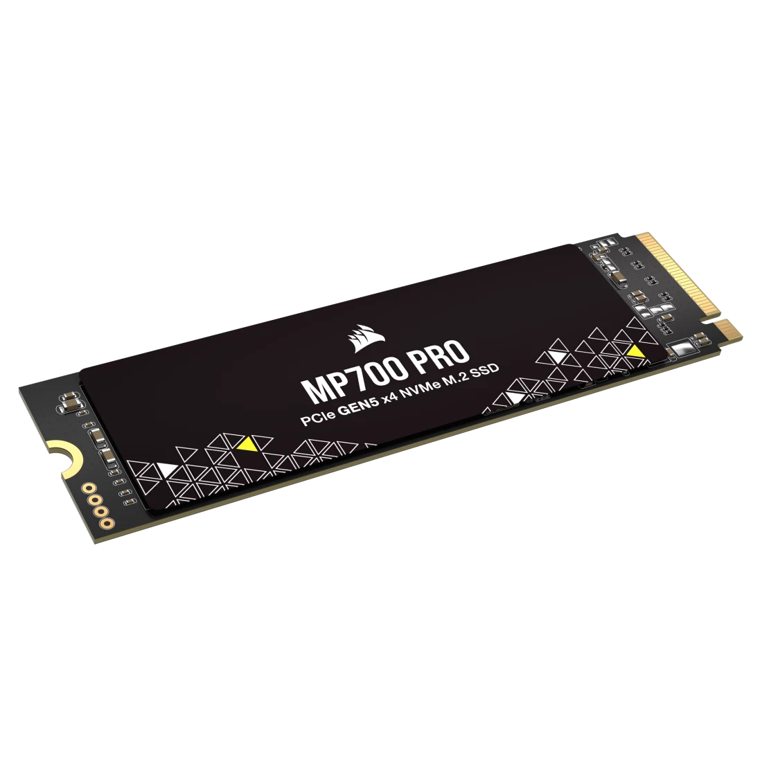 Corsair 2TB MP700 PRO NVMe PCIe 5.0 M.2 Internal SSD, 11700 MB/s Sequential Read & 9600 Sequential Write, 3D TLC NAND Technology, 1.6 Million Hours MTBF, Black | CSSD-F2000GBMP700PNH