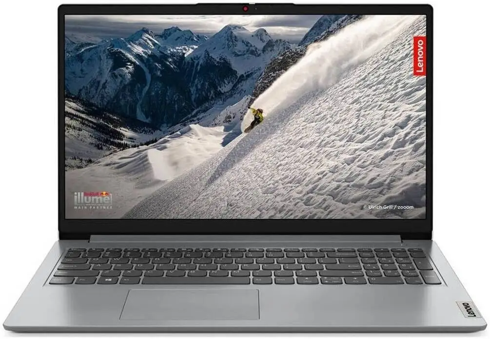 Lenovo IdeaPad 1 15AMN7 Laptop, 15.6" FHD TN Display, AMD Ryzen 5 7520U, 16GB RAM, 512GB SSD, AMD Radeon 610 Graphics, Non-Backlit English-Arabic Keyboard, Win11, Cloud Gray | 82VG00PNAX