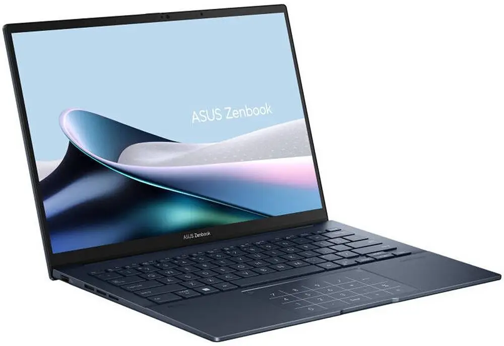 ASUS Zenbook 14 OLED UX3405CA Laptop, 14" 3K OLED 120Hz Display, Intel Core Ultra 7 255H, 16GB RAM, 1TB SSD, Intel Arc Graphics, English-Arabic K/B, Windows 11 Home, Ponder Blue | 90NB14W3-M019R0