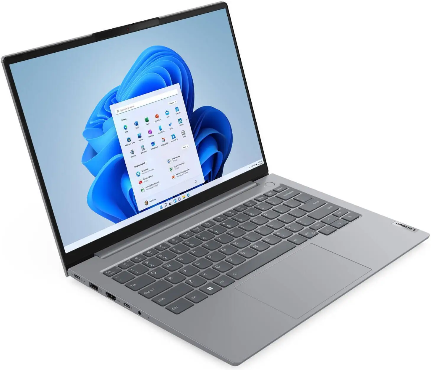 Lenovo ThinkBook 14 G6 IRL Laptop, 14" WUXGA IPS Display, Intel Core i5-1335U, 8GB RAM, 256GB SSD, Integrated Intel Graphics, English-Arabic K/B, Windows 11 Pro, Arctic Grey | 21KGS00400