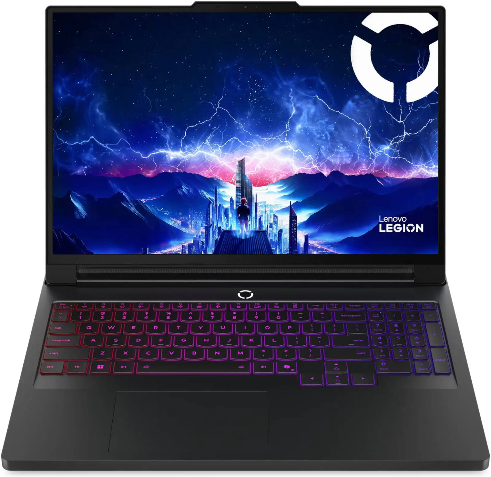 Lenovo Legion Pro 7 16IAX10H Gaming Laptop, 16" WQXGA OLED 240Hz Display, Intel Core Ultra 9 275HX, 64GB RAM, 2TB SSD, GeForce RTX 5080 16GB GPU, English (UK) KB, No OS, Eclipse Black | 83F50050PS