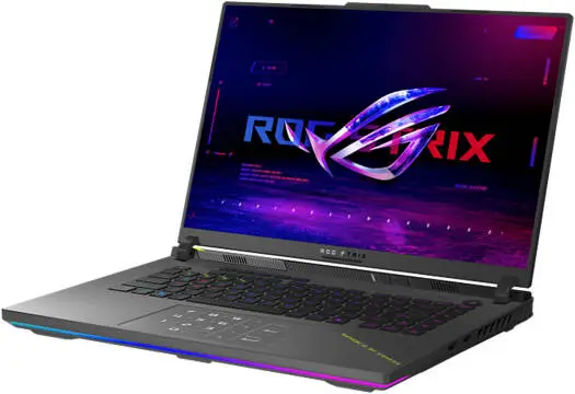 ASUS ROG STRIX G16 G614PR-RV003W Gaming Laptop | AMD Ryzen 9 8940HX, 32GB RAM, 1TB SSD, 16" WUXGA 165Hz, 12GB NVIDIA RTX 5070Ti, Windows 11 Home, Eng-Arab K/B, Gray, ASUS Warranty| 90NR0NJ7-M000D0