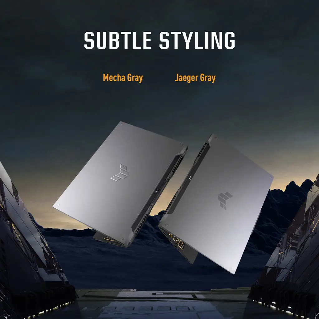 ASUS TUF Gaming F16 FX607VU-C7161W Gaming Laptop, 16" WUXGA 144Hz Display, Intel Core 7 240H, 16GB RAM, 1TB SSD, GeForce RTX 4050 6GB GPU, Win11Home, English-Arabic K/B, Gray | 90NR0N06-M00HR0