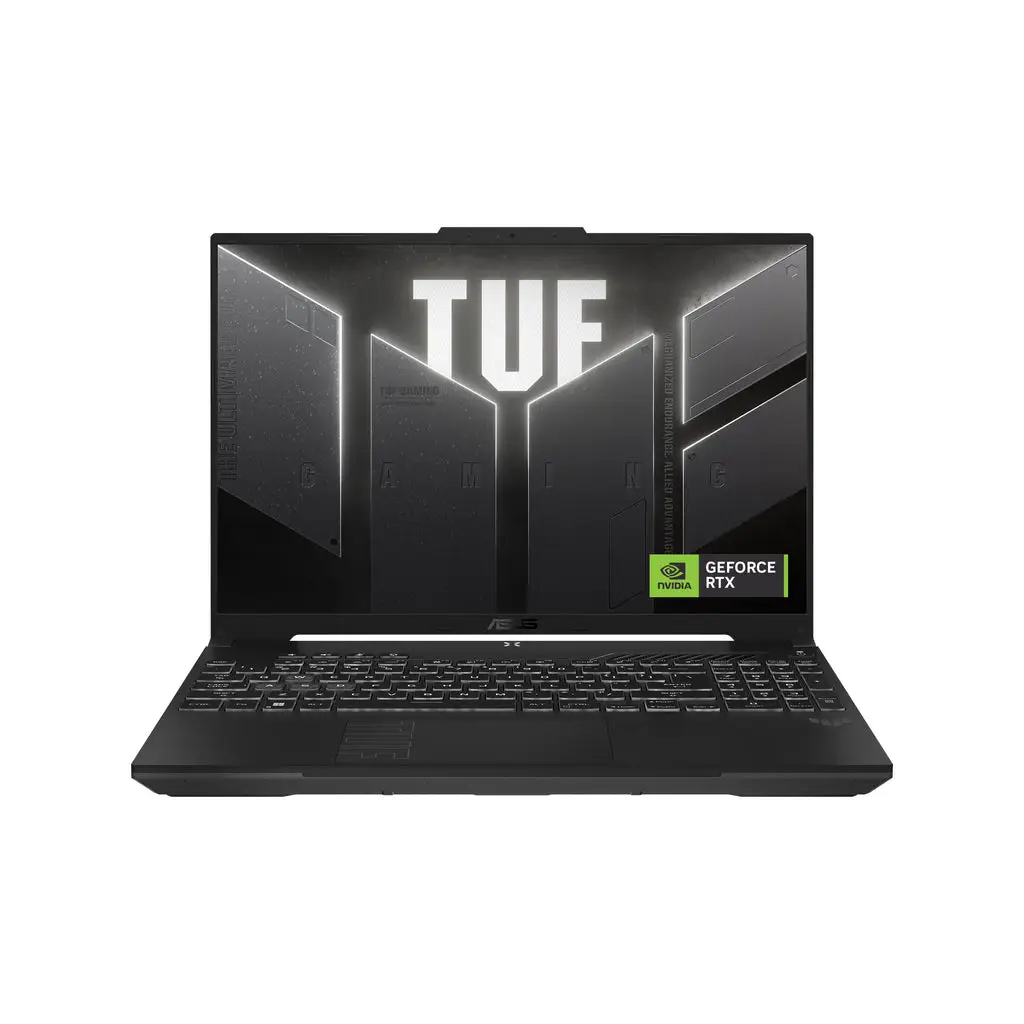ASUS TUF Gaming F16 FX607VU-C7161W Gaming Laptop, 16" WUXGA 144Hz Display, Intel Core 7 240H, 16GB RAM, 1TB SSD, GeForce RTX 4050 6GB GPU, Win11Home, English-Arabic K/B, Gray | 90NR0N06-M00HR0