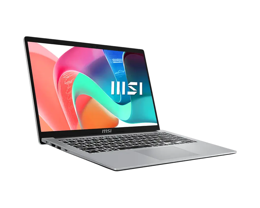 MSI Modern 15 F1MG Intel Core 7 150U, 15.6-inch Laptop, 16GB RAM, 512GB NVMe SSD, Intel Graphics, Windows 11 Home, Eng-Ara KB, Gray, MSI Warranty | 9S7-15S111-1210