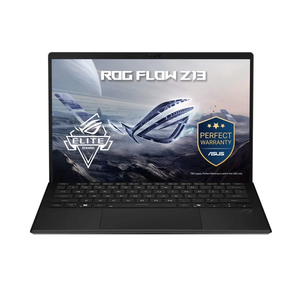 ASUS ROG Flow Z13 Gaming Laptop, 13.4″ 2.5K QHD WQXGA 180Hz Touch Display, AMD Ryzen AI MAX+ 395, 32GB RAM, 1TB SSD, AMD Radeon Graphics, Eng-Arab K/B, Win 11 Home, Black | 90NR0JY1-M00320