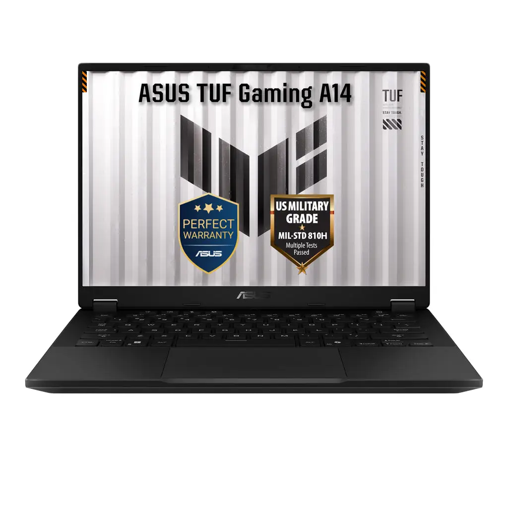 ASUS TUF Gaming A14 FA401EA Laptop, 14" WQXGA IPS 165Hz Display, AMD Ryzen AI MAX+ 392, 32GB RAM, 1TB SSD, AMD Radeon 8060S Graphics, English-Arabic K/B, Win11 Home, Gray + TUF Backpack | 90NR0PM1-M000J0