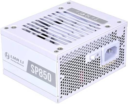 Lian Li SP 850 80+ Gold Power Supply, 850 Watts Power, Fully Modular Baided Cables, Zero RPM Mode, Adjusted Start/Stop Limit, JPN Electrolytic Capacitors, White | G89.SP850W.00UK